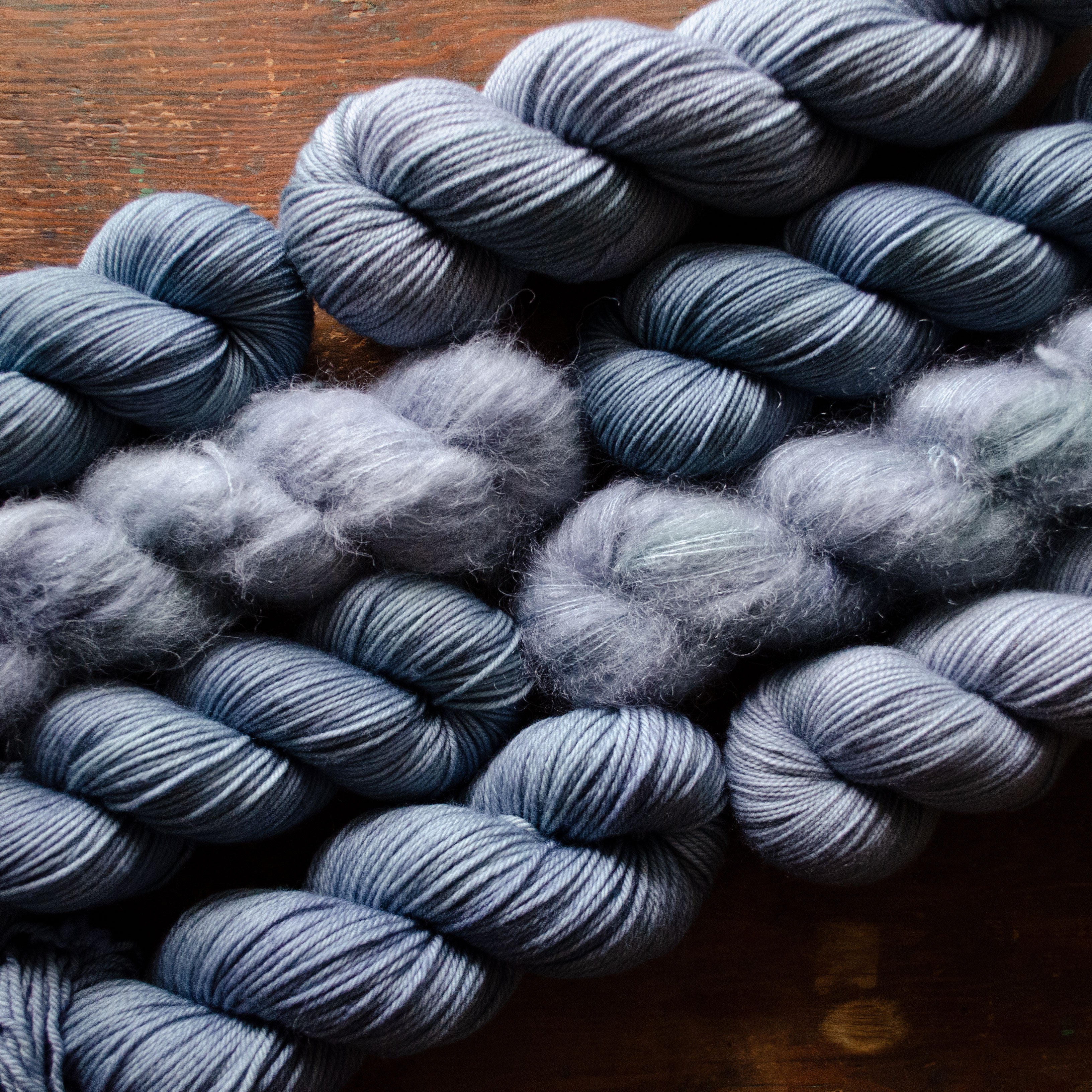 Hand dyed yarn, super bulky yarn, hand dyed merino wool yarn